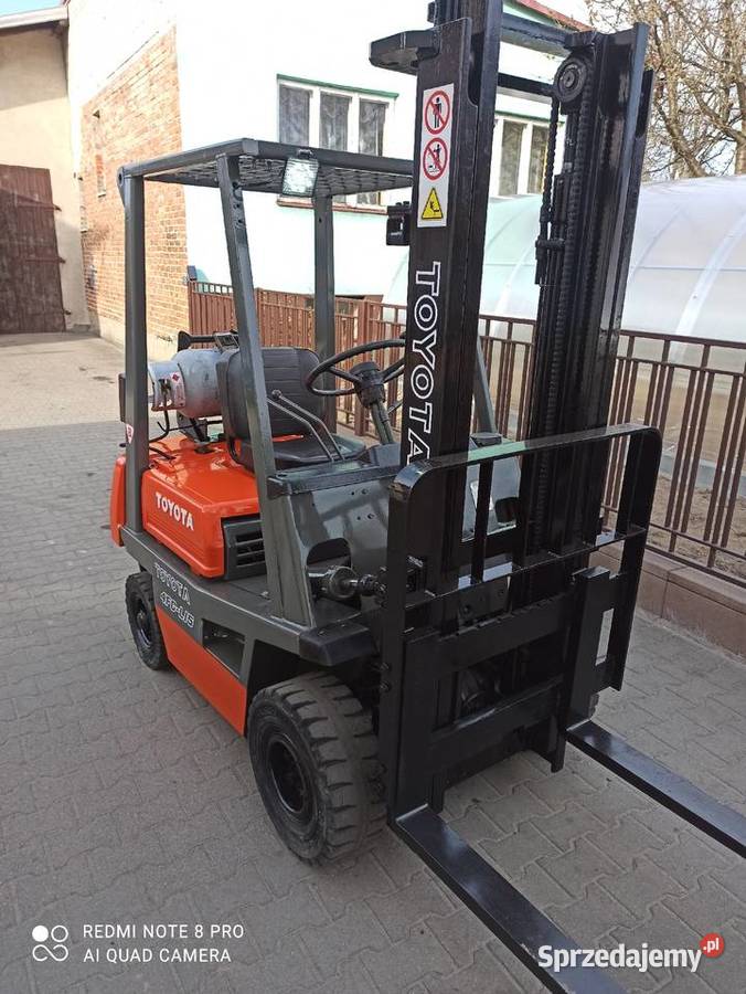 Wozek widlowy Toyota 4fg15 automat Gaz Sieradz