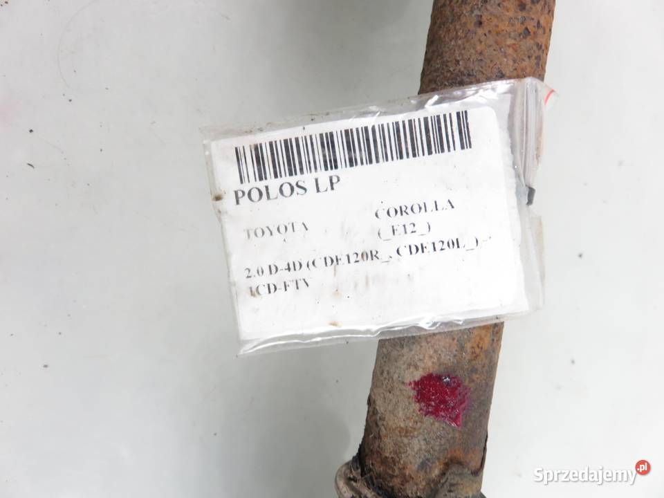 PÓŁOŚ LEWA PRZEDNIA TOYOTA COROLLA E12 20 D4D małopolskie sprzedam