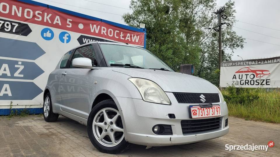 Suzuki Swift 13 Benzyna Alusy Klima Keyless VAT marża dolnośląskie Wrocław