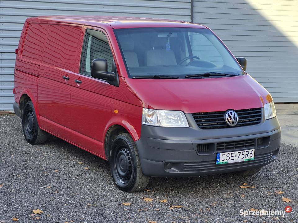 VW Transporter T 519TDI3 osobowa Hak czerwony Volkswagen sprzedam