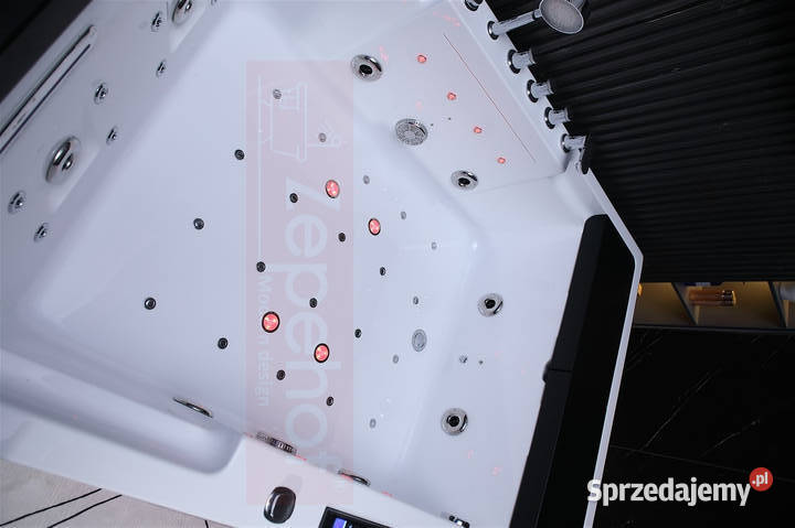 Wanna z hydromasażem EBD628 L prostokątna Grabówka