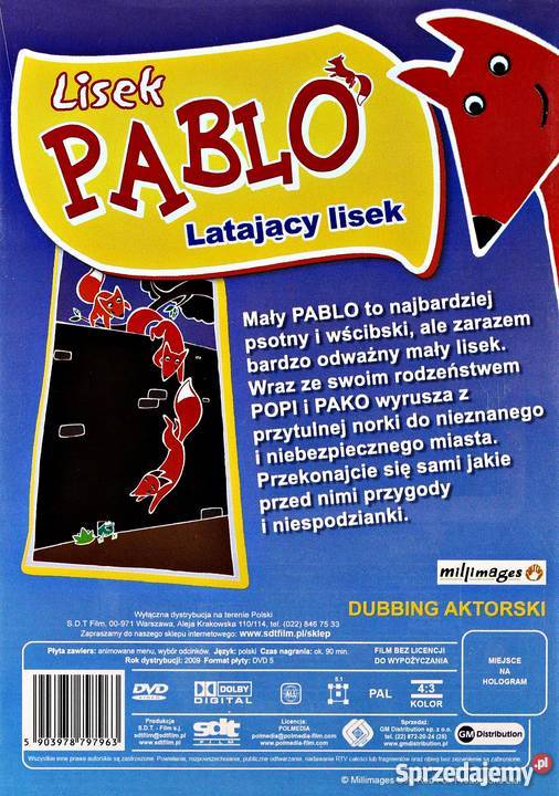 LISEK PABLO LATAJĄCY LISEK DUBBING pełne Filmy Kalisz