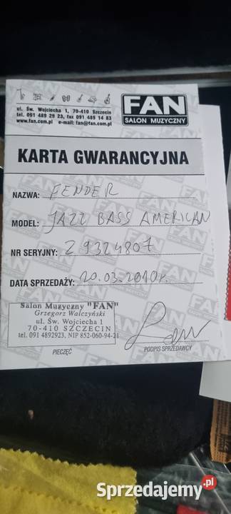 Fender Jazz bass Kraków