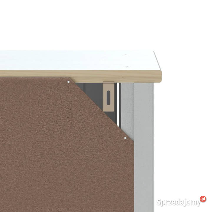 Szafka łazienkowa BERG biała 40x34x110 lite Pozostałe Dom i Ogród