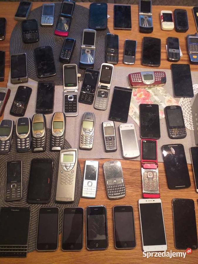 Telefony komórkowe około 160 Kórnik