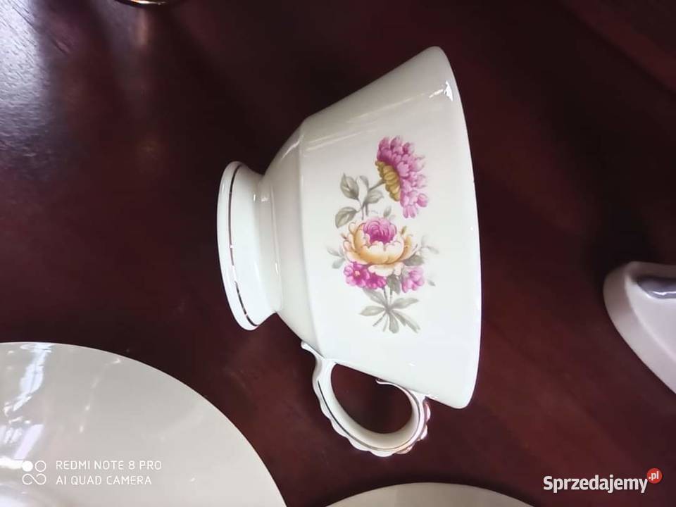 Filiżanka z talerzykiem deserowym Johann pomorskie Gdańsk