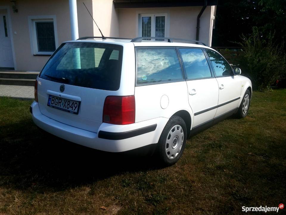 VW Passat B5 19TDI kombi klima biały super stan możliwa zamiana Rajgród