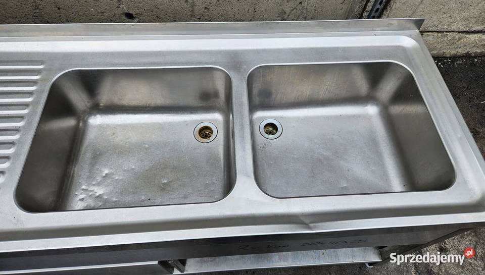Zlew 2komorowy 180x60x85 komora 50x40x25 492 wielkopolskie Krotoszyn sprzedam