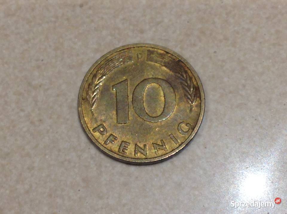 Moneta 10 PFENNIG 1982 r
