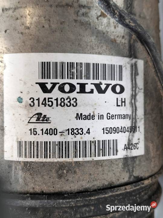 AMORTYZATOR PNEUMATYCZNY LEWY PRZÓD 31451833