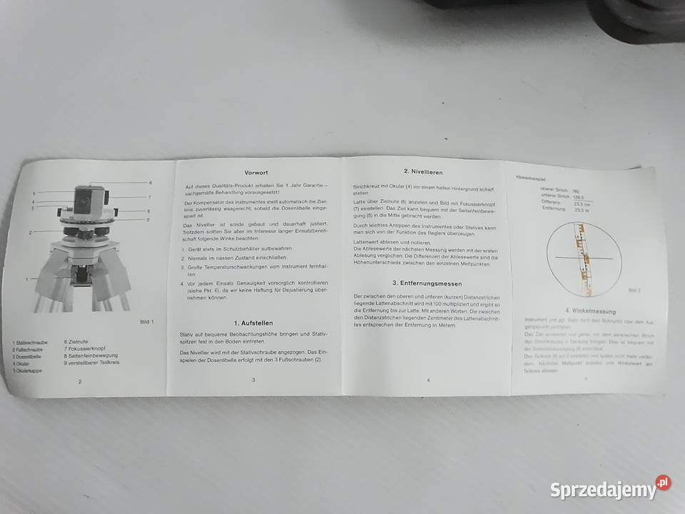 Niwelator optyczny FORMAT automatyczny etui Stan