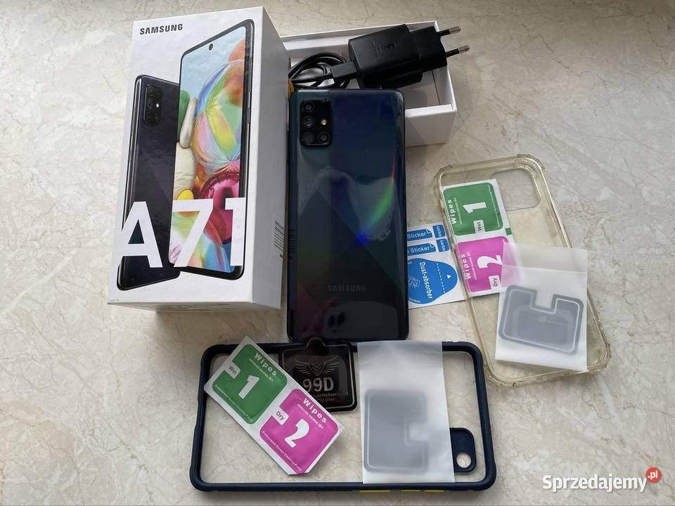 SAMSUNG GALAXY A71 128GB DUAL SIM CZARNY mazowieckie Ostrołęka