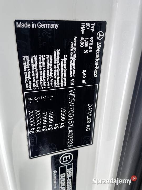 Atego 1022 euro5 winda resor klima Samochody ciężarowe Kielce sprzedam