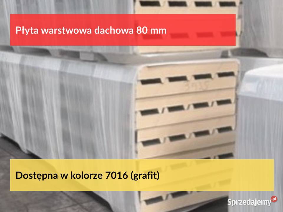 Cennik płyt warstwowych dachowych 80mm dostępne Puszczykowo sprzedam