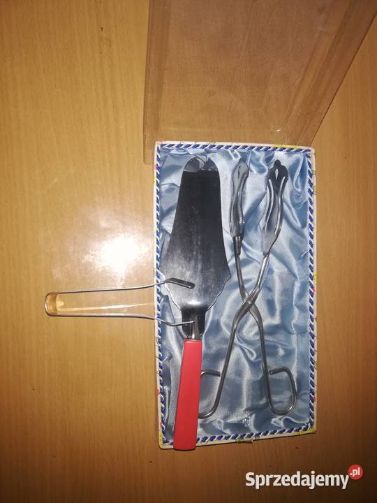 Komplet do tortu ciast PRL Koluszki