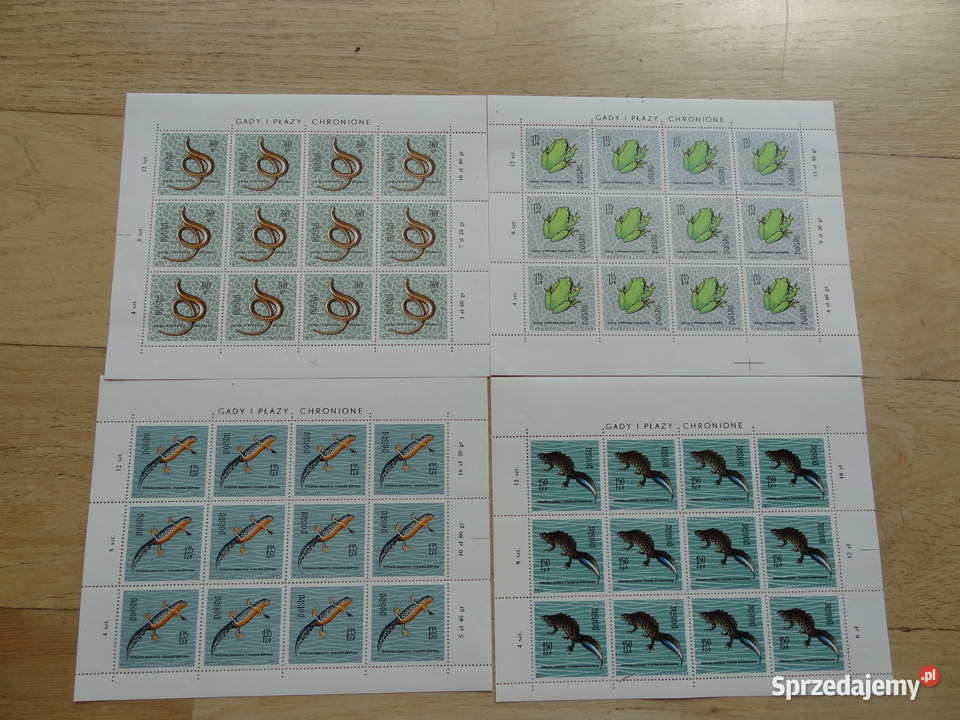 Znaczki pocztowe Polska Fi 12451256Ark podkarpackie Jarosław