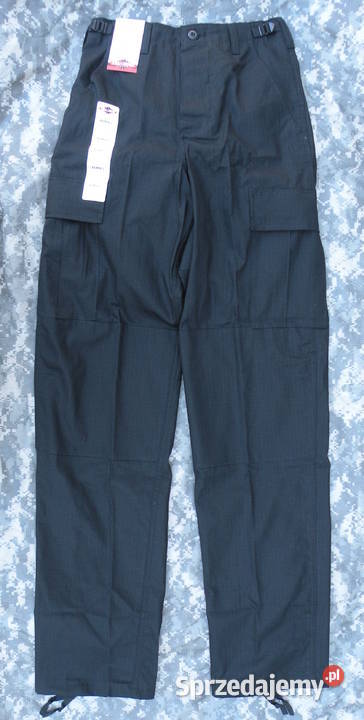 Spodnie BDU black TRUSPEC xsl cotton