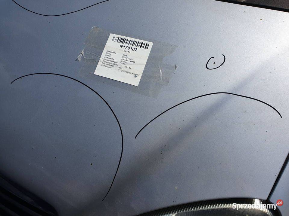 MASKA MERCEDES A KLASA W168 761 Lipno