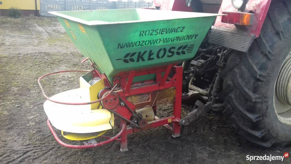 Rozsiewacz dwutalerzowy KŁOS 600l Poddębice sprzedam