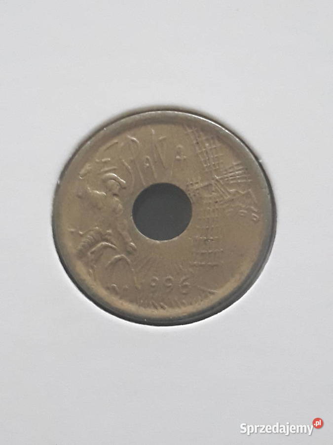 25 Pesetów Hiszpania 1996 r Numizmatyka Konin sprzedam