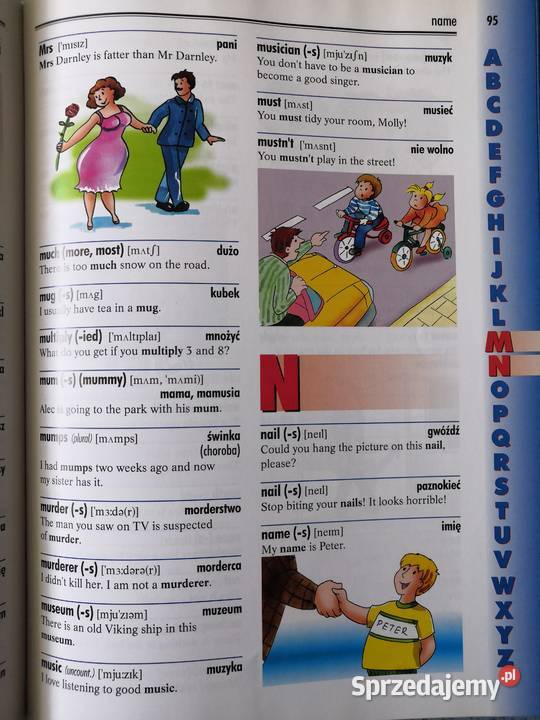 Wielki ilustrowany słownik angielskopolski lubuskie Zielona Góra sprzedam