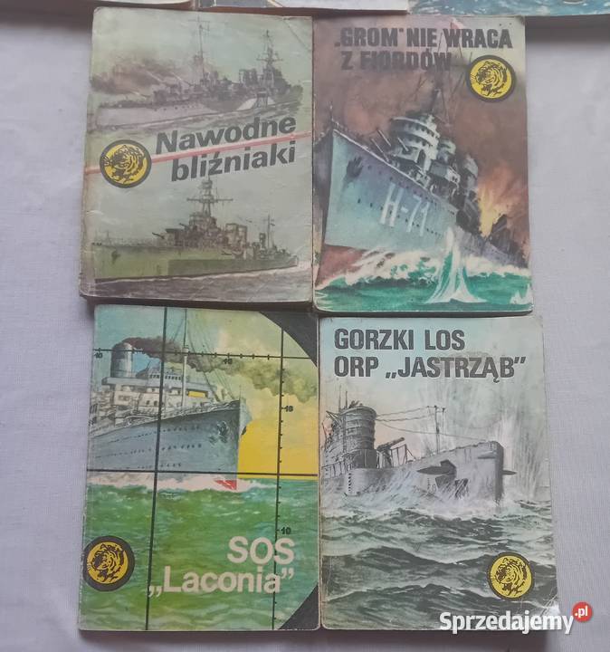 Zestaw 7 książeczek z serii Żółty Tygrys Antykwariat Koźminek