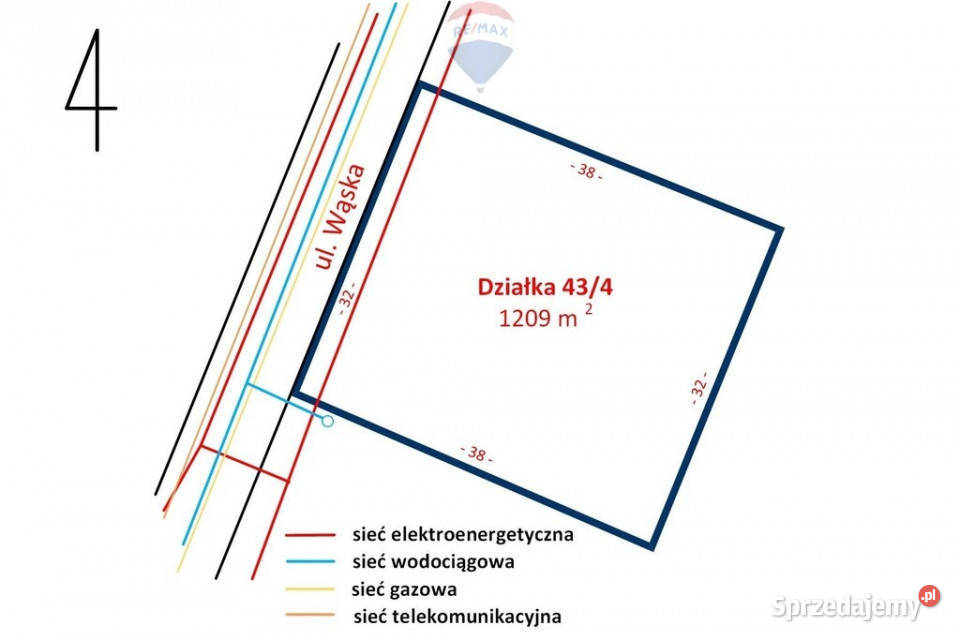 Działka 1209m2 udział 12 Milanówek mazowieckie