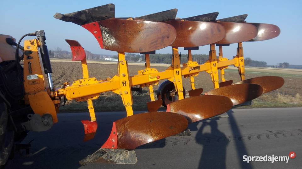 PŁUG 4 skibowy obrotowy HUARD KUHN 31 Okazja Koło sprzedam