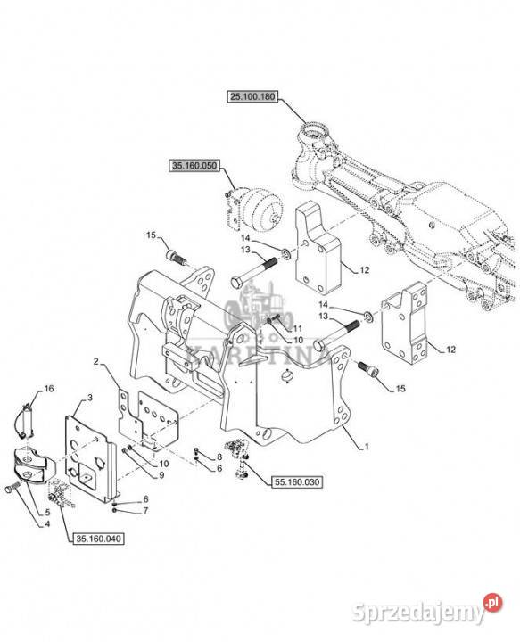 Holland T6090 T6070 Blok 87535665 Pozostałe