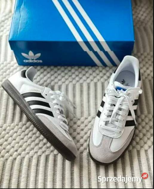 Adidas originals SAMBA OG Cloud White Core Black skóra ekologiczna Warszawa sprzedam