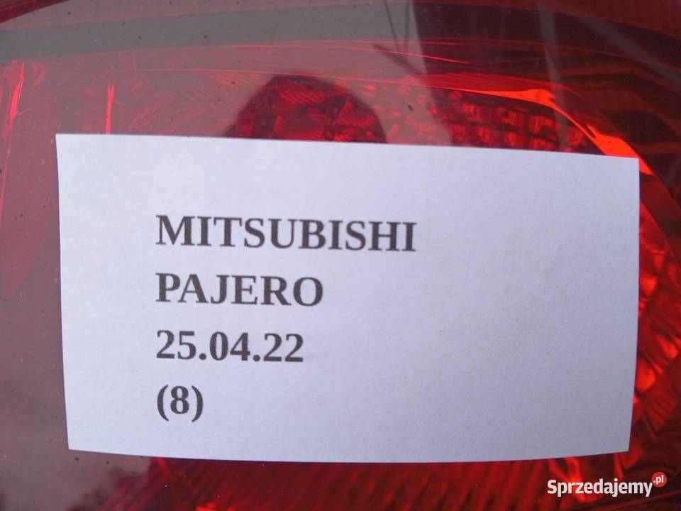 LAMPA TYŁ PRAWA MITSUBISHI PAJERO SPORT II Nowy Tomyśl