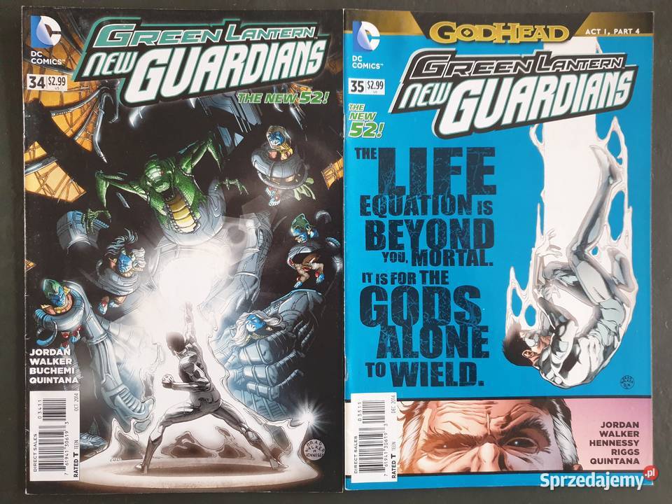 Green Lantern Guardians 19 komiksów DC USA Amerykańskie