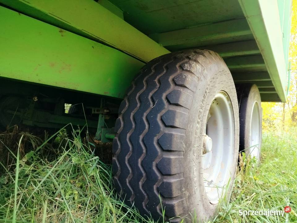 Przyczepa rolnicza skorupowa wywrotka tandem Jordanów
