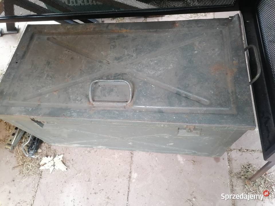 wojskowa skrzynia metalowa Lidzbark Warmiński