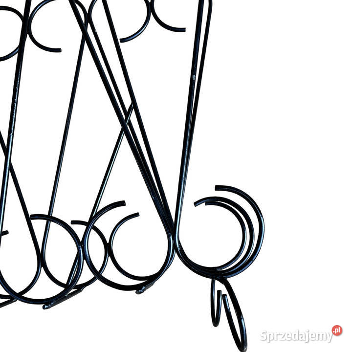 Ażurowy gazetnik z metaloplastyki Belgia lata 70 Warszawa sprzedam