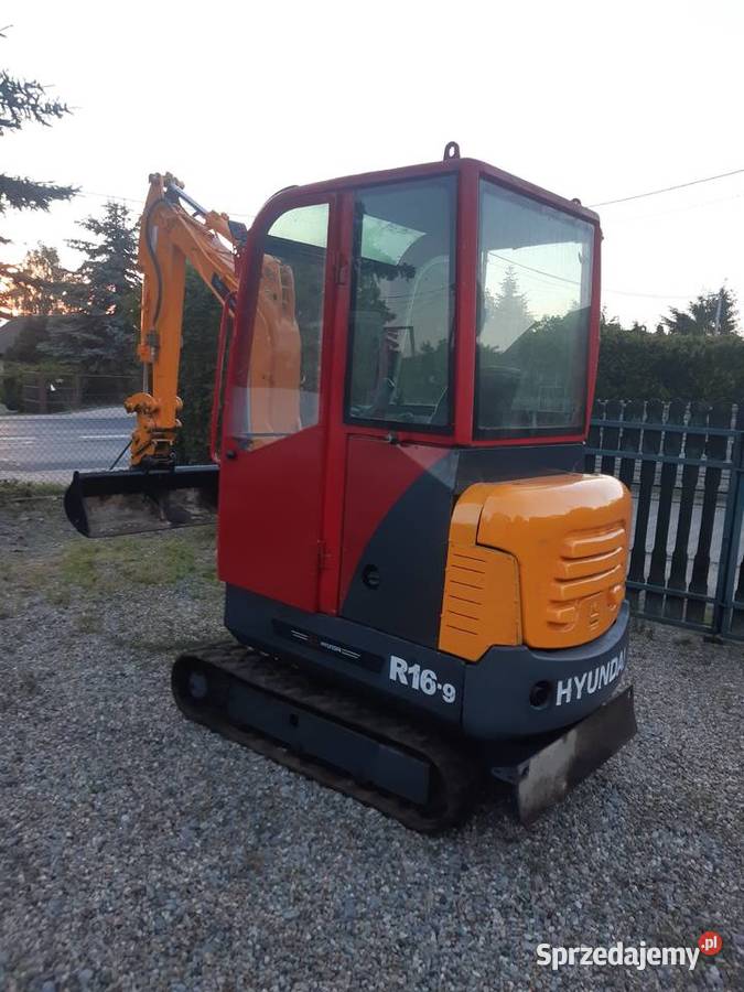 Minikoparka Hyundai Robex169 case jcb cat kubota Maszyny budowlane Majdan Królewski