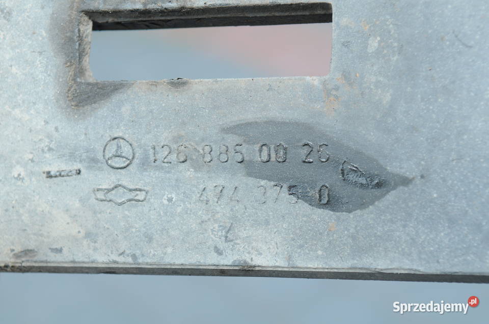 Mercedes W126 zderzak przedni wzmocnienie Lublin sprzedam