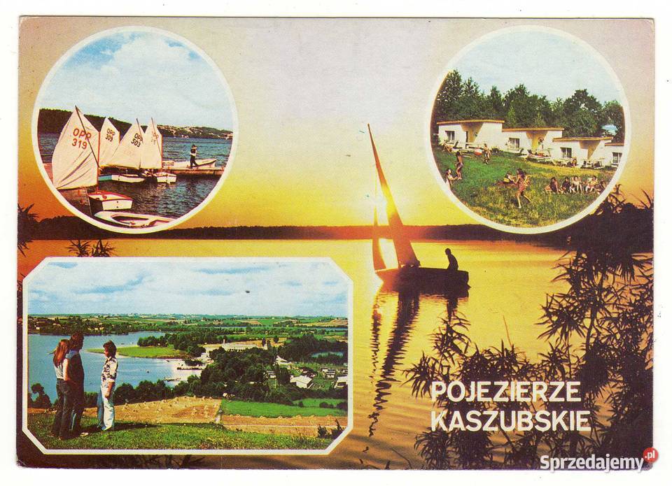 POJEZIERZE KASZUBSKIE POCZTÓWKA WIELOWIDOKOWA 2 sprzedam
