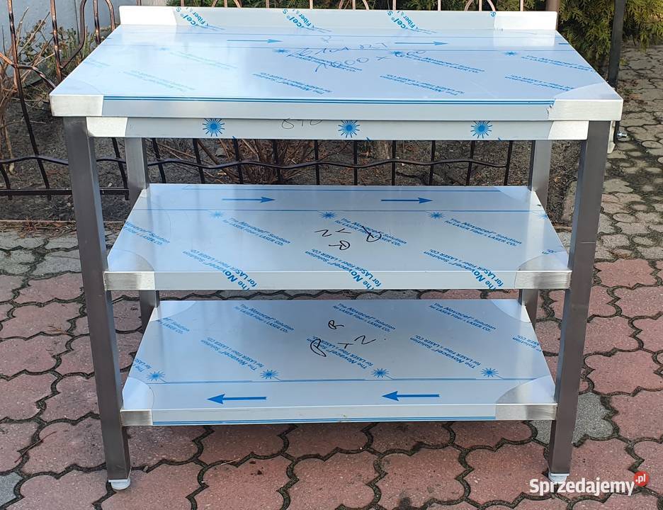 Stół gastronomiczny 100x60x85 z 2 półkami Gastronomia Rawicz