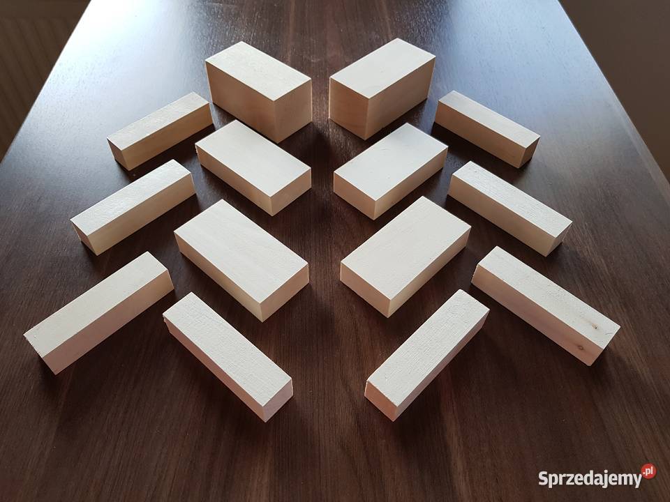 Drewniane klocki lipowe drewno do rzeźbienia łódzkie
