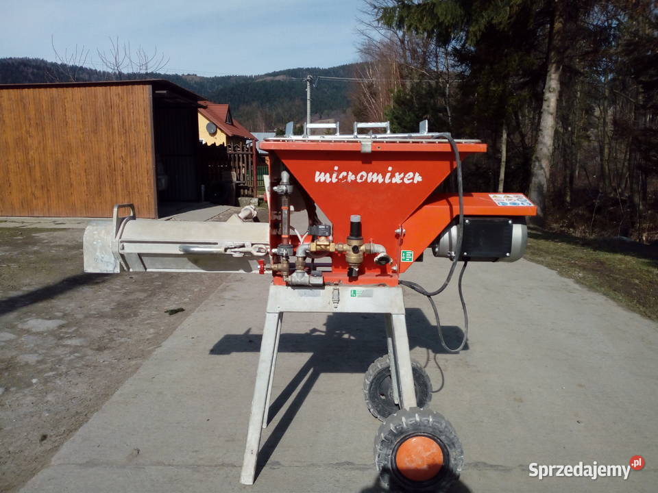 Agregat tynkarski Mieszalnik przeplywowy Nowy Sącz