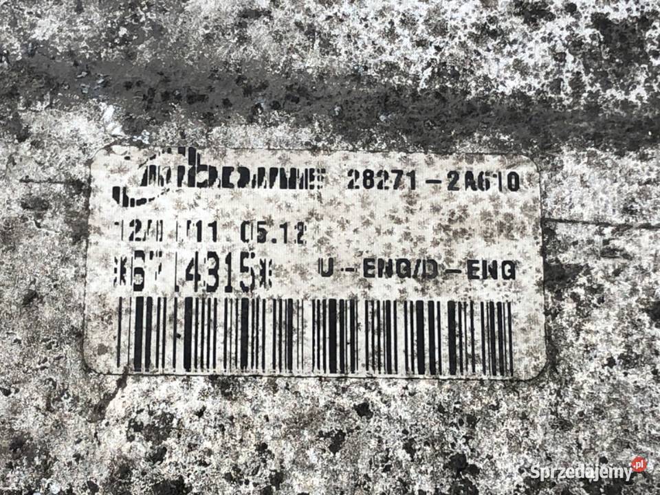 INTERCOOLER HYUNDAI i30 282712A610 16 90 0712 osobowe podkarpackie