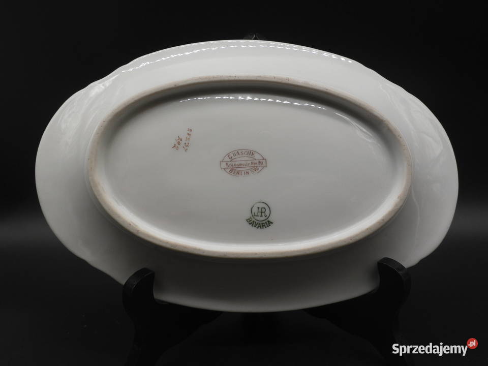 Porcelanowy półmisek śledziówka GHASCHE BERLIN