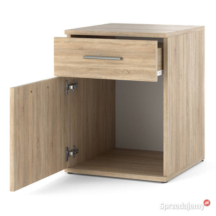 Szafka Nocna Drewniana 1 Szuflada Stolik 52cm Elbląg