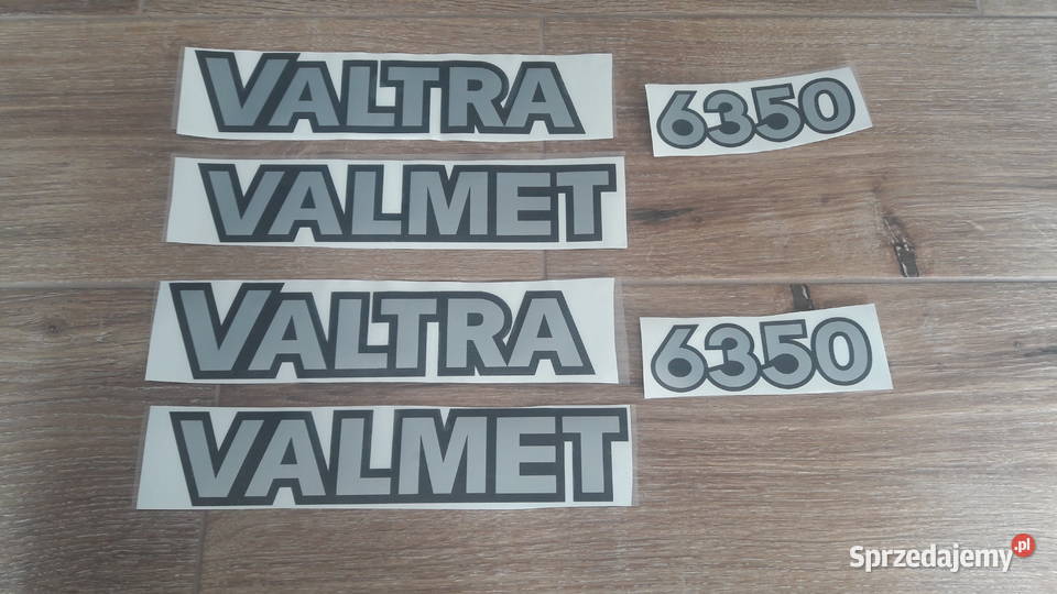 Valtra Valmet 6350 traktor naklejki Wola Wiewiecka