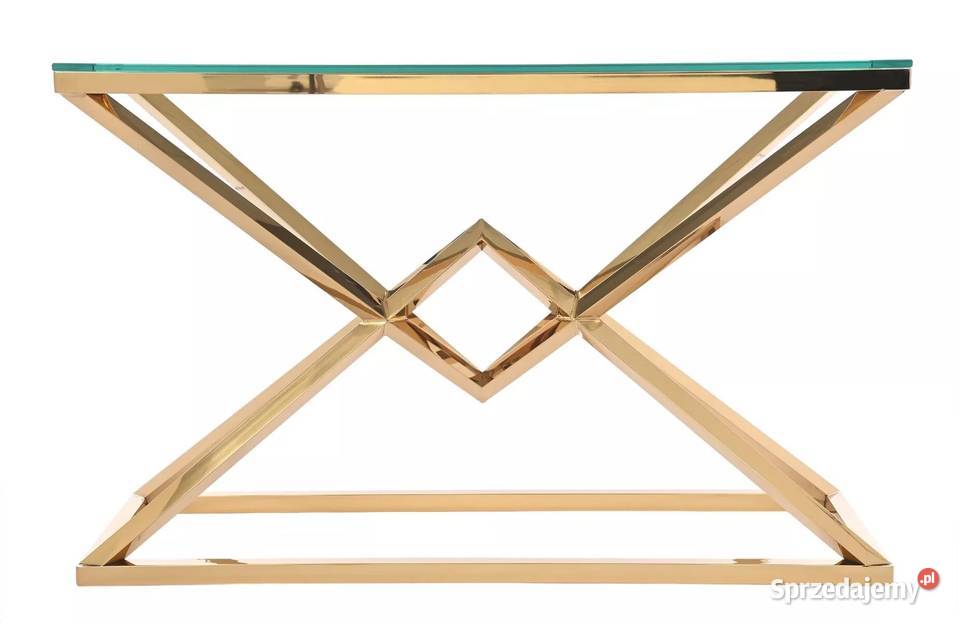 komoda konsola nowojorska glamour złota diament Nowy Sącz