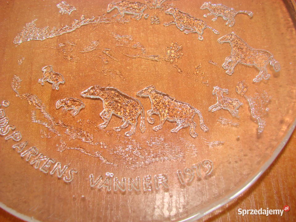Orefors talerz okolicznościowy 1979 numerowany Pruszcz Gdański