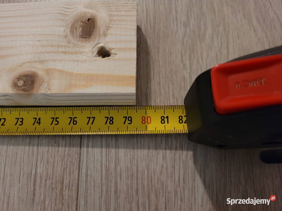Stelaż łóżka deski sosnowe z taśmą pod materac 196cm Poznań