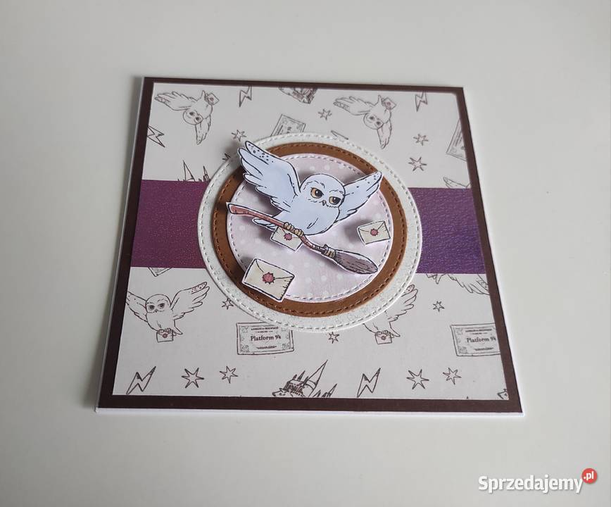 Kartka urodzinowa handmade Harry Potter Łódź