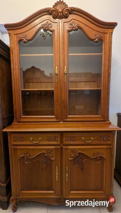 Piękny kredens ludwikowski czereśniasklep śląskie Dąbrowa Górnicza